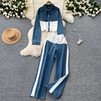 Alyssa  Summer Denim Dress Set
