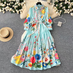 Marie Summer Long Elegant Dress - 24th Spoke