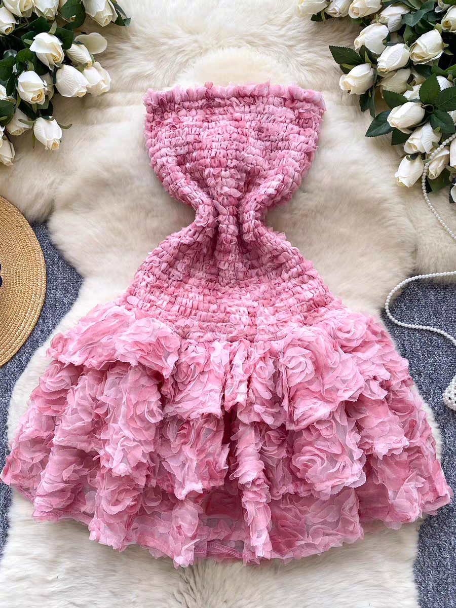 Kathryn Summer Luxury Tube Top Dress