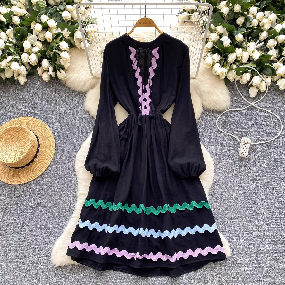 Hilarie Summer Holiday Style Dress - 24th Spoke