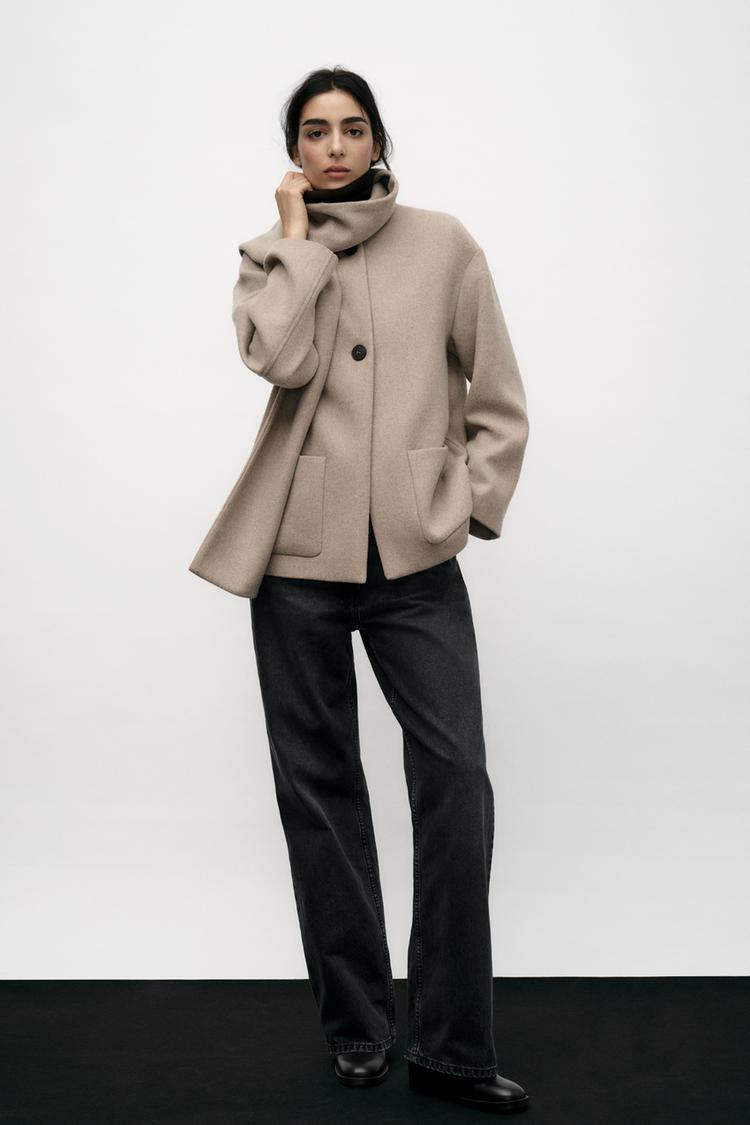 Emma Winter Jacket With Scarf