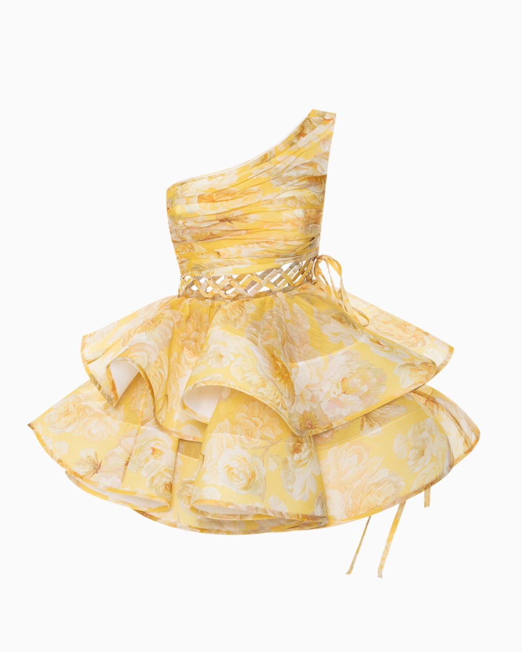 Georgine Summer One Shoulder Floral Dress