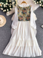 Nicole Retro Long Dress