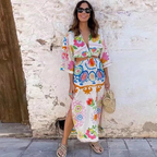 Amber Linen Summer Dress