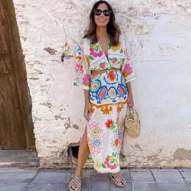 Amber Linen Summer Dress