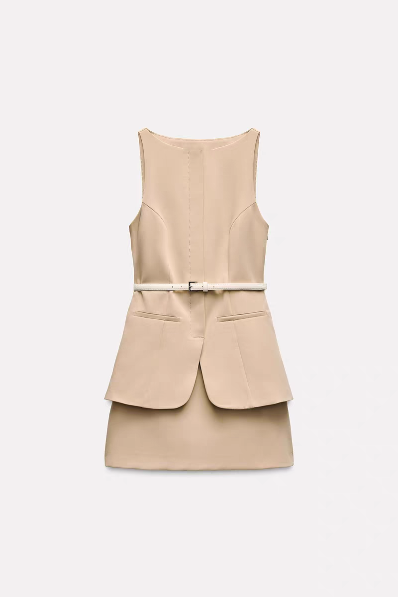 Anne Summer Formal Two Piece Set With Belt - 24th Spoke