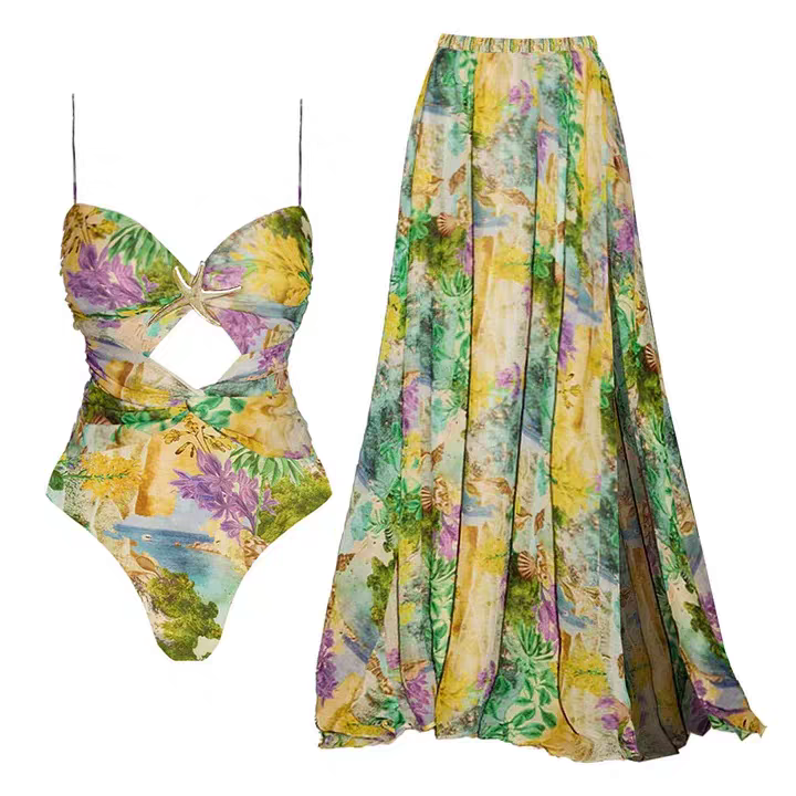 Natalie Summer Swimsuit Two Piece Set