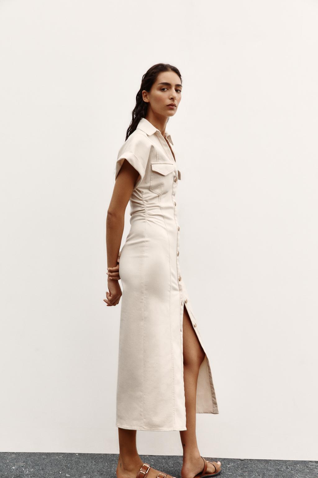 Natalie Summer Denim Midi Dress