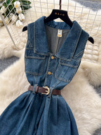 Milena Summer Denim Dress