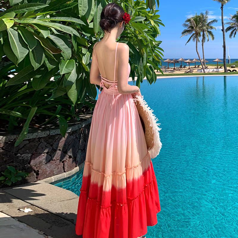 Janhvi Summer Long Vacation Dress