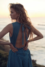 Sophia Summer Denim Dress