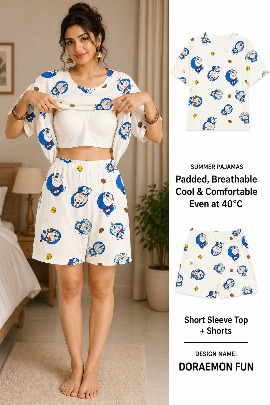 Claire Summed Padded Set