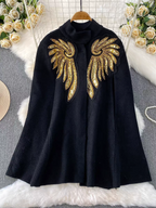 Jennifer Winter Shawl Cape Top - 24th Spoke