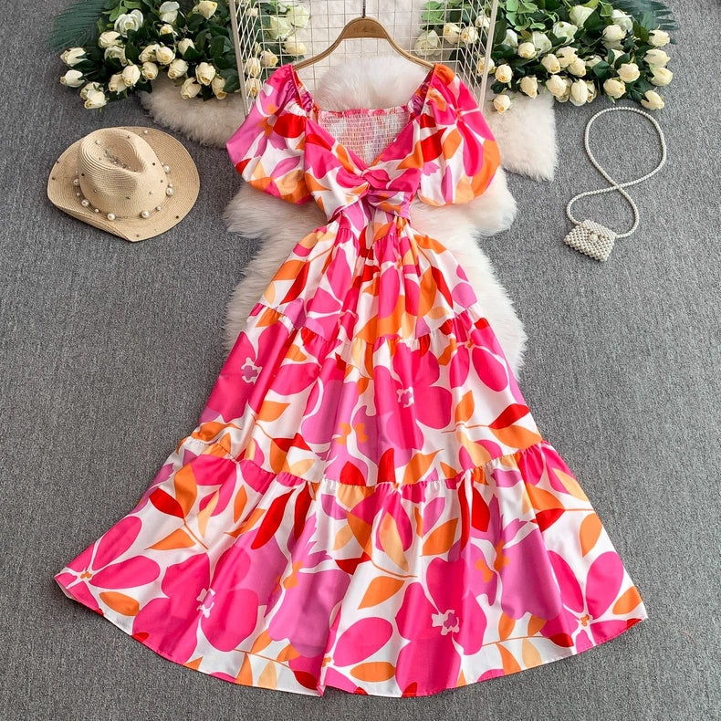 Marie Summer Beach Vacation Dress 24th Spoke