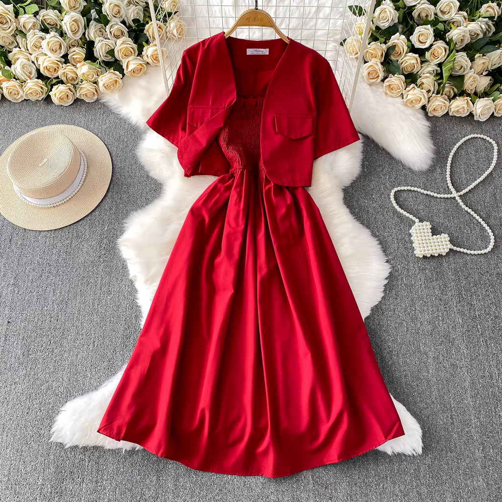 Claire Summer Two Piece Set Dress