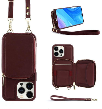 I Phone Cover With Wallet & Sling, Crossbody Handbag - 24th Spoke