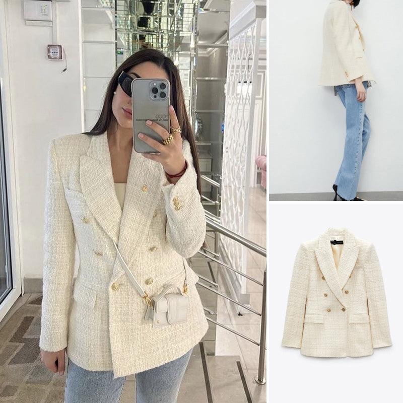 Zara Tweed Blazer - 24th Spoke