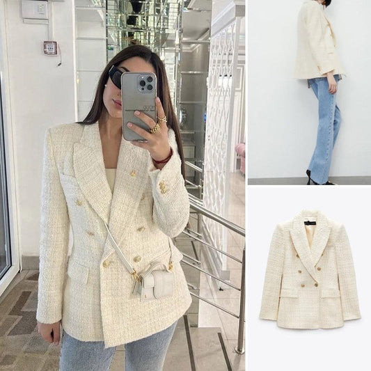 Zara Tweed Blazer - 24th Spoke