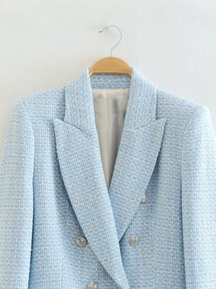 Zara Tweed Blazer - 24th Spoke