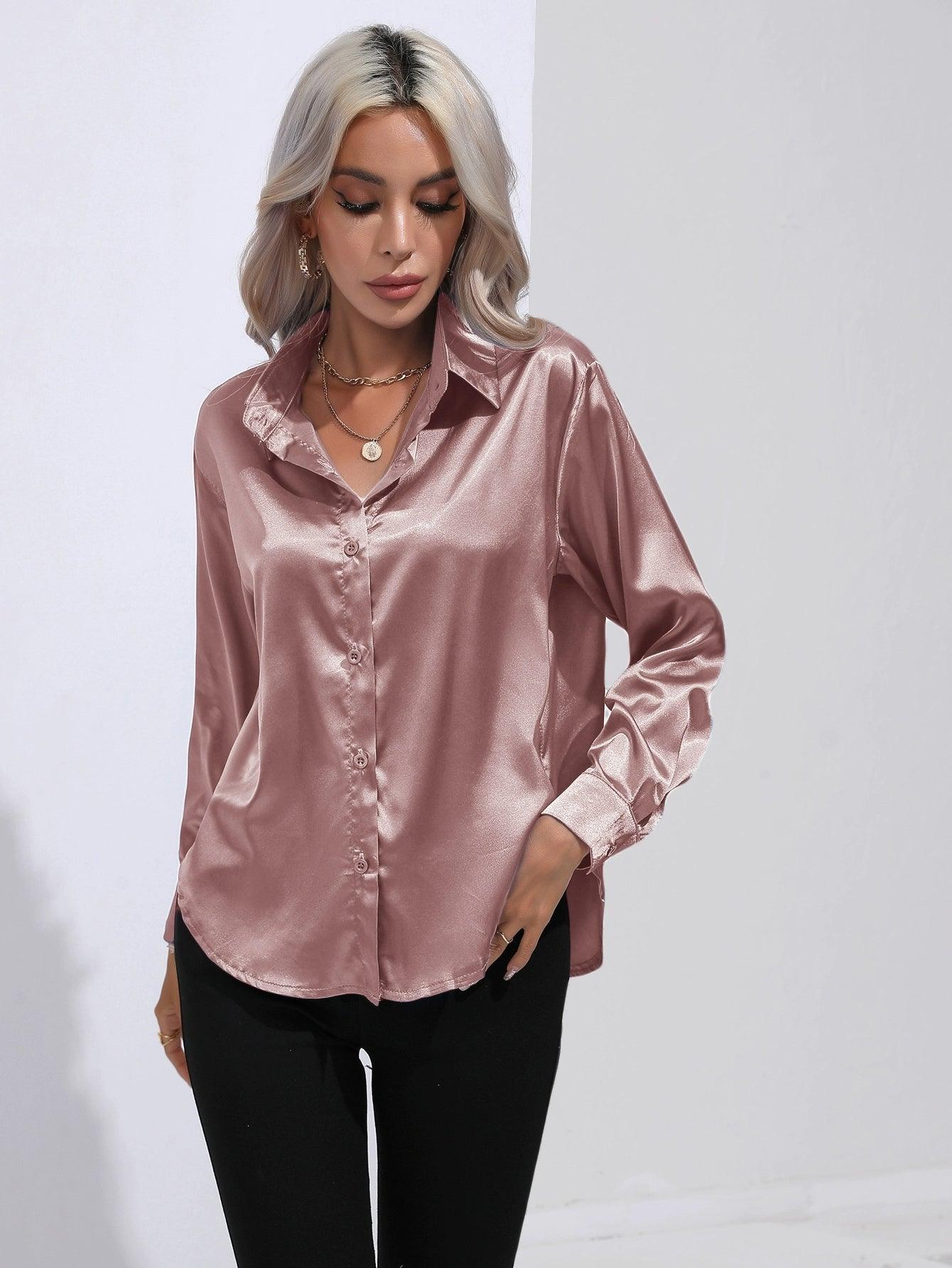 Angelina Jolie Satin Shirt - 24th Spoke