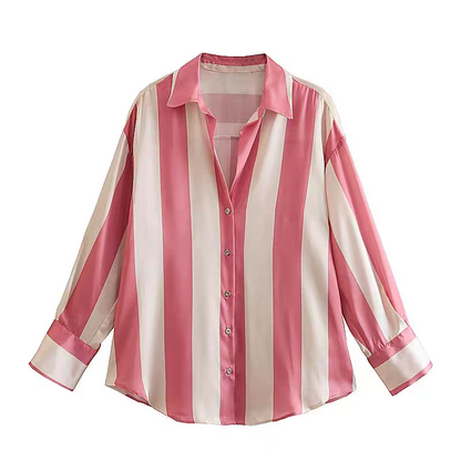 Satin Formal Shirt For Womens