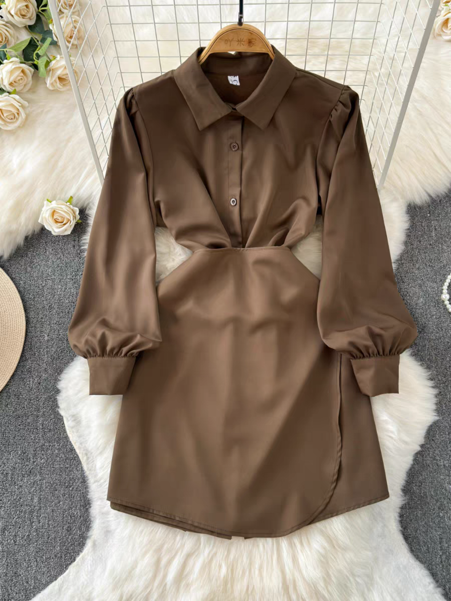 Ellen High-End Professional Shirt Dresses 24th Spoke