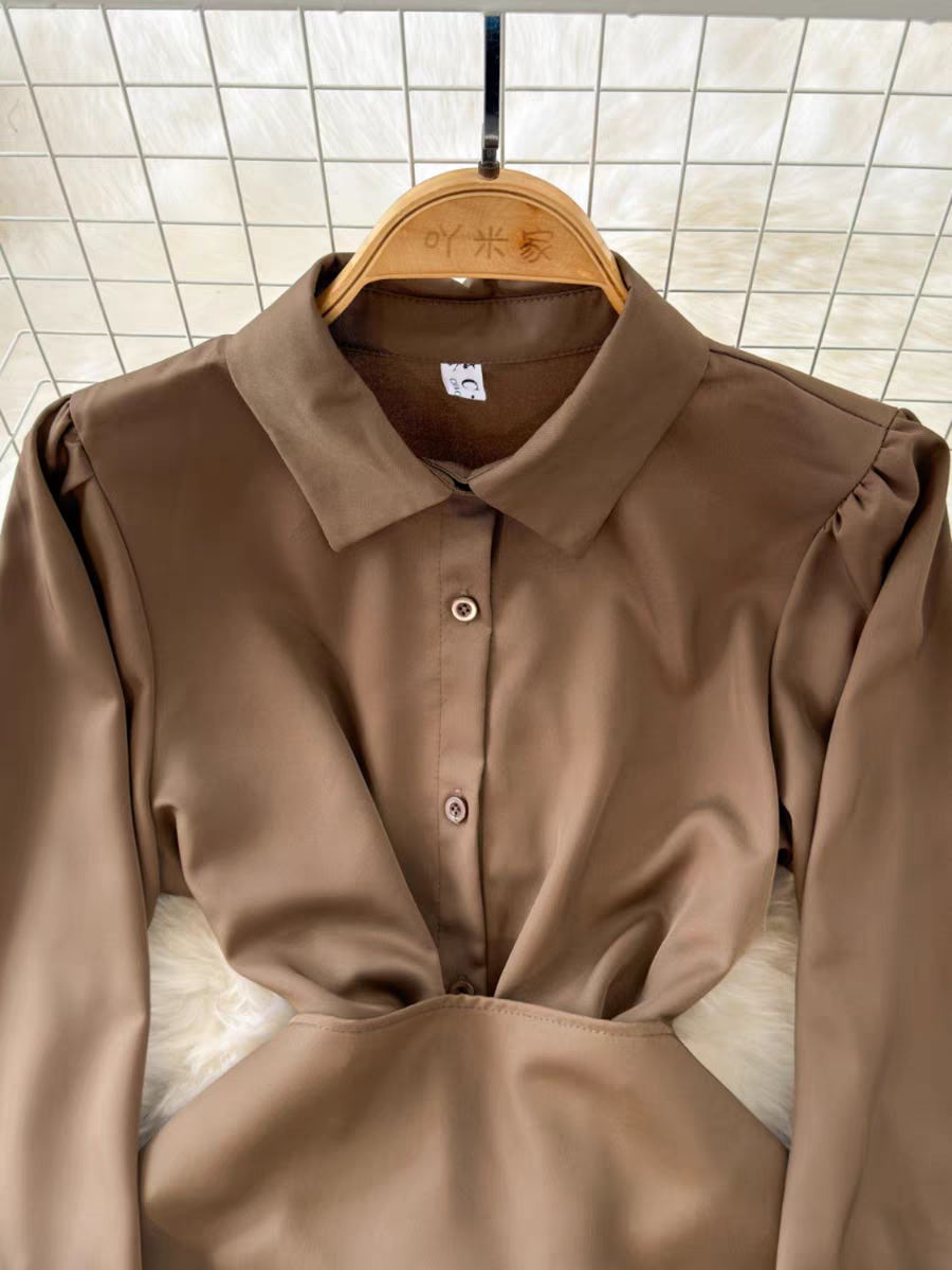 Ellen High-End Professional Shirt Dresses 24th Spoke