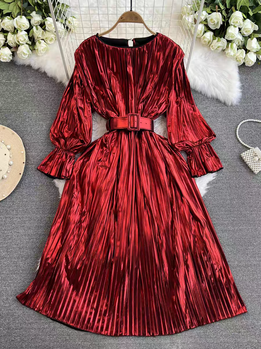 Hailee Party Wear Metallic Dress 24th Spoke