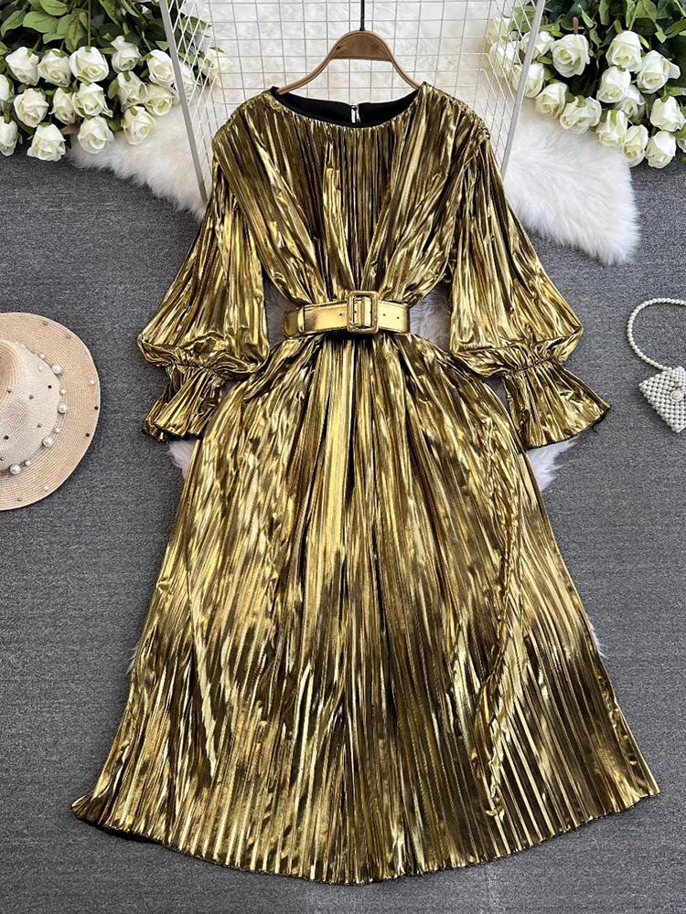 Hailee Party Wear Metallic Dress 24th Spoke