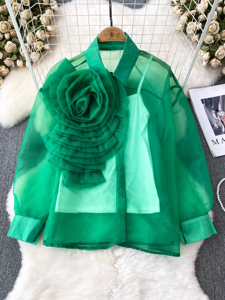 Paula Summer sheer Western Shirt 24th Spoke