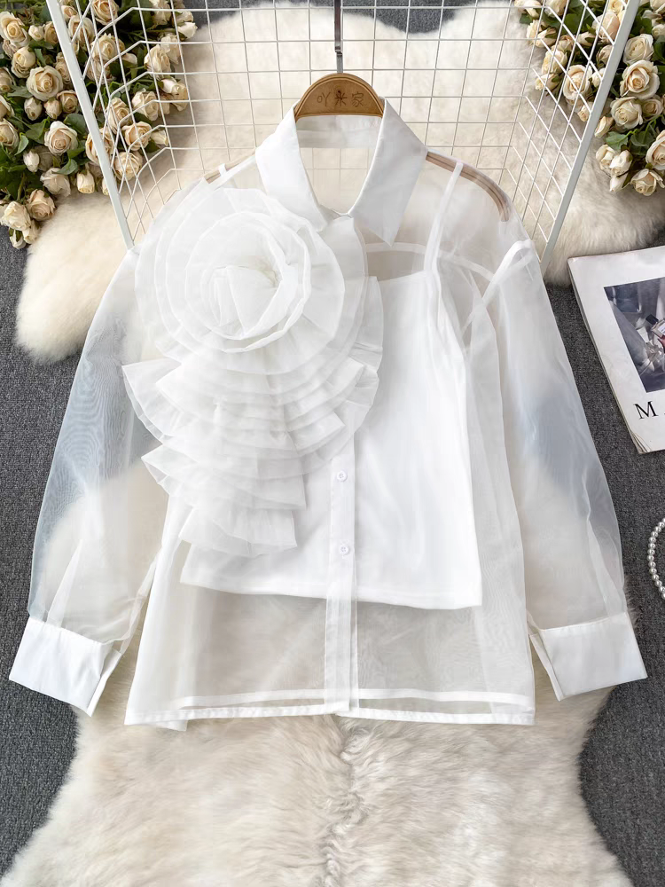 Paula Summer sheer Western Shirt 24th Spoke