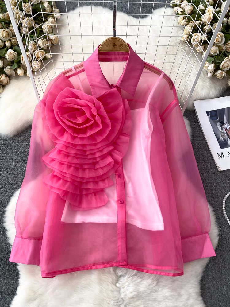 Paula Summer sheer Western Shirt 24th Spoke