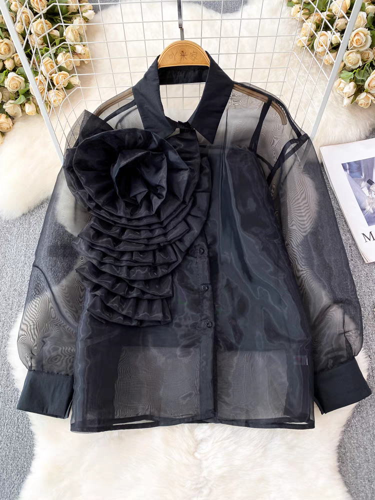 Paula Summer sheer Western Shirt 24th Spoke