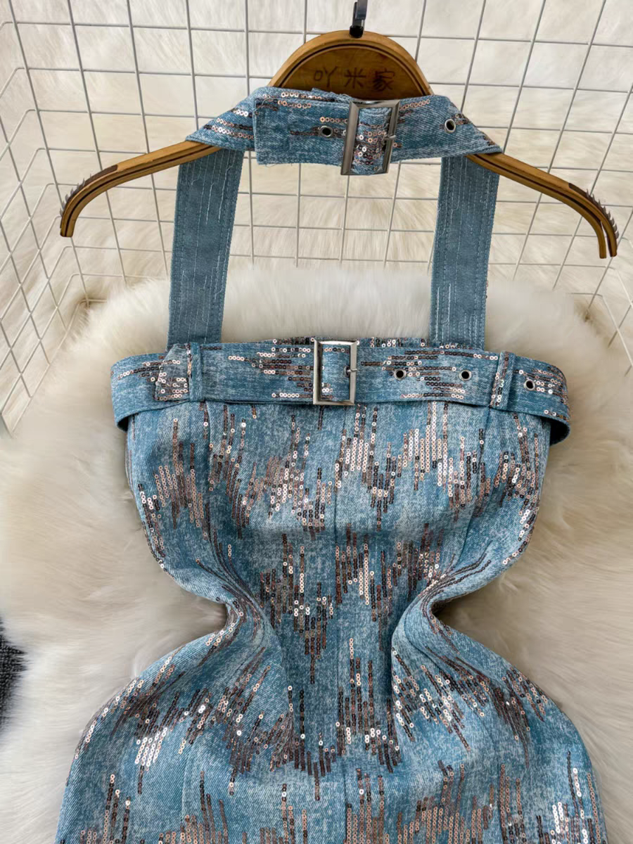 Denim Glamour: Explore Our Women's Denim Party Wear Sequin Dress Collection" 24th Spoke Denim Glamour: Explore Our Women's Denim Party Wear Sequin Dress Collection" 24th Spoke