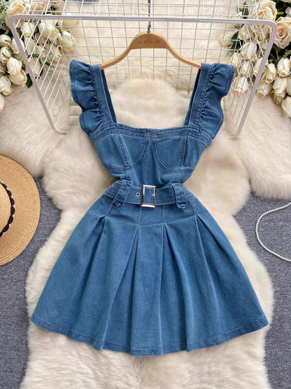 Emmy Summer Denim Skirt Dress