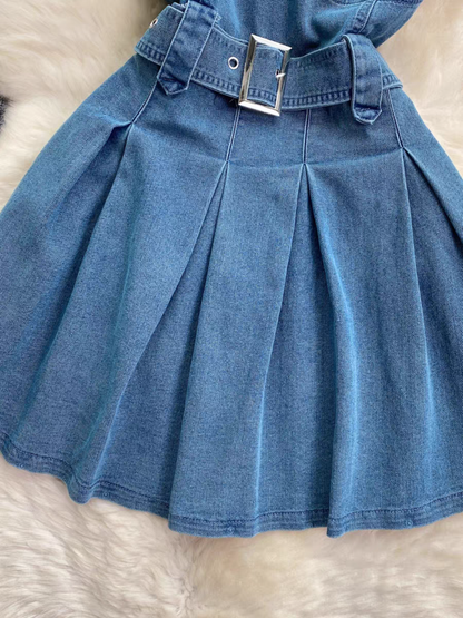 Emmy Summer Denim Skirt Dress