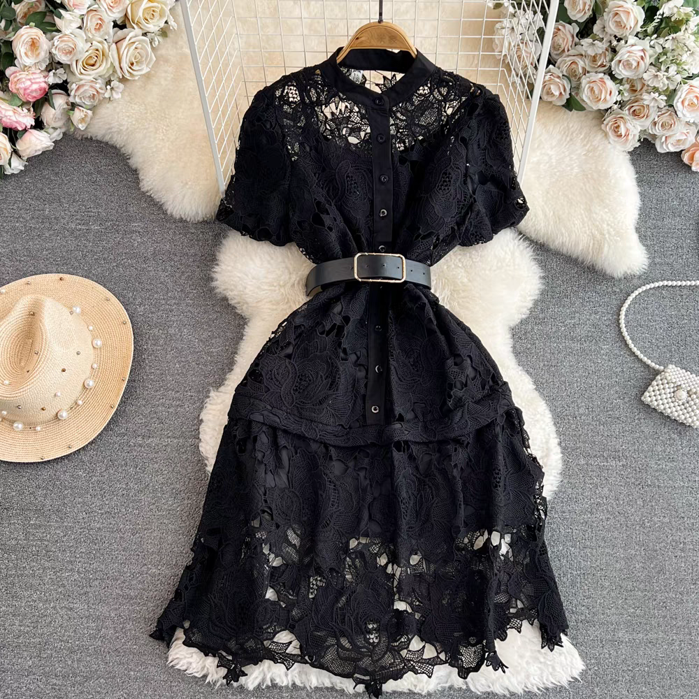 Michelle Summer Birthday Party Lace Dress