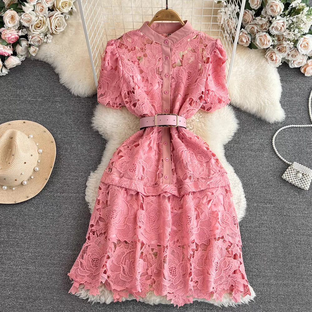 Michelle Summer Birthday Party Lace Dress