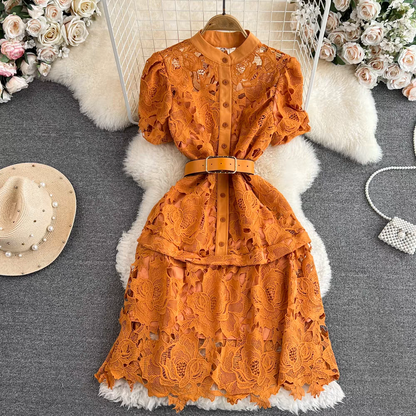 Michelle Summer Birthday Party Lace Dress