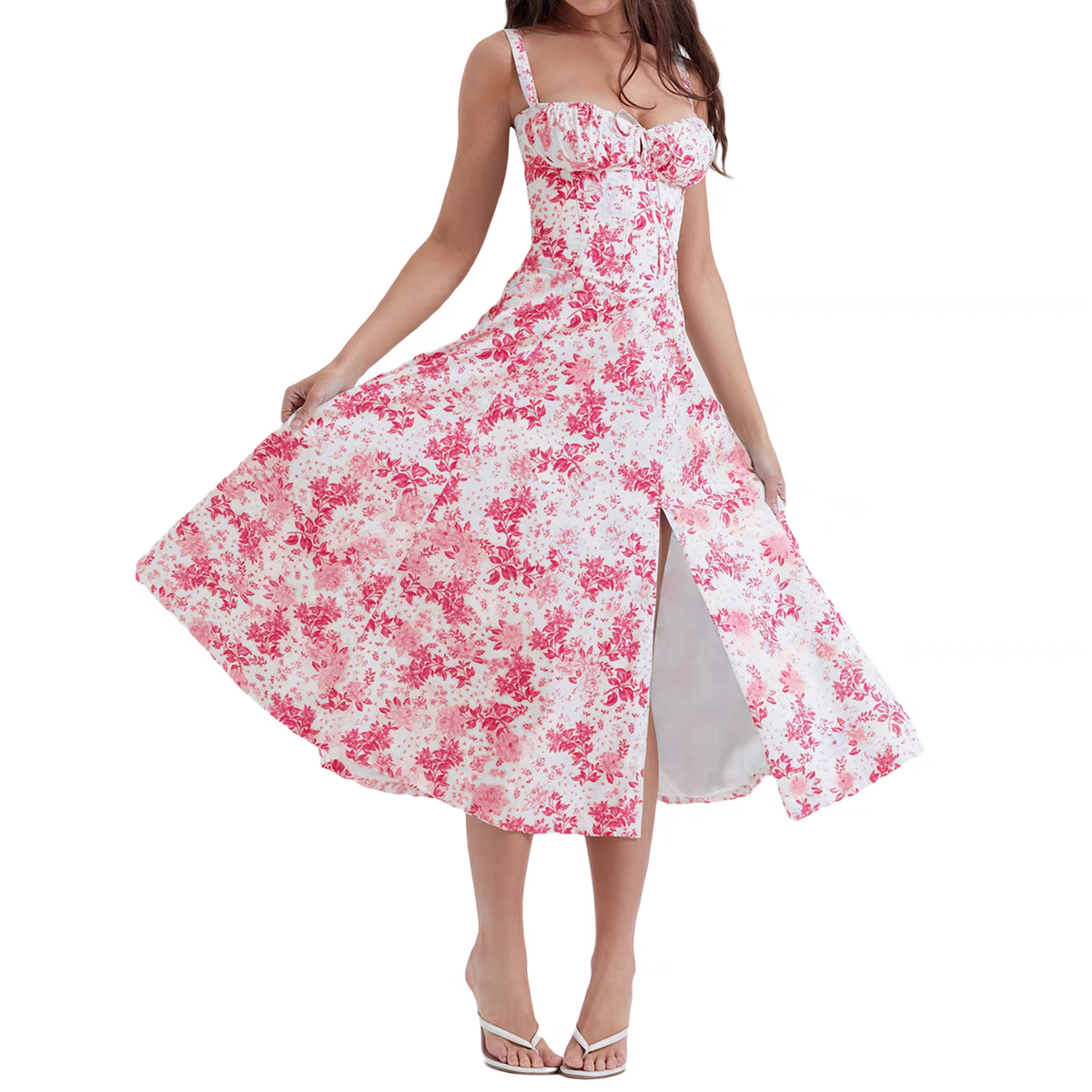 Amber Summer Mid Length Dress 24th Spoke