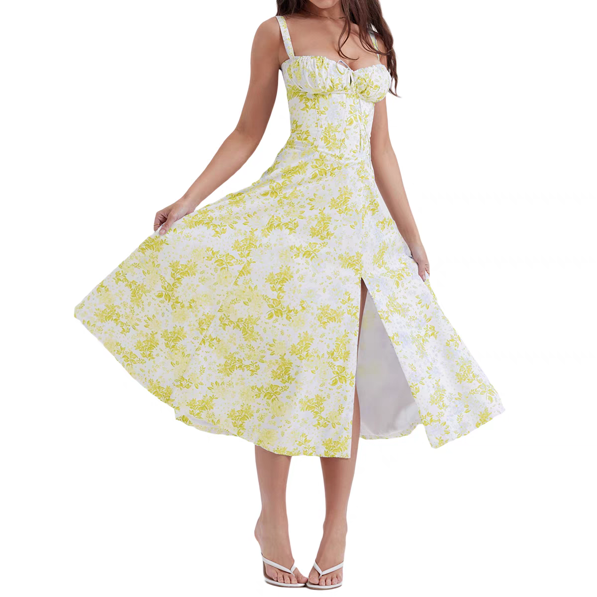 Amber Summer Mid Length Dress 24th Spoke