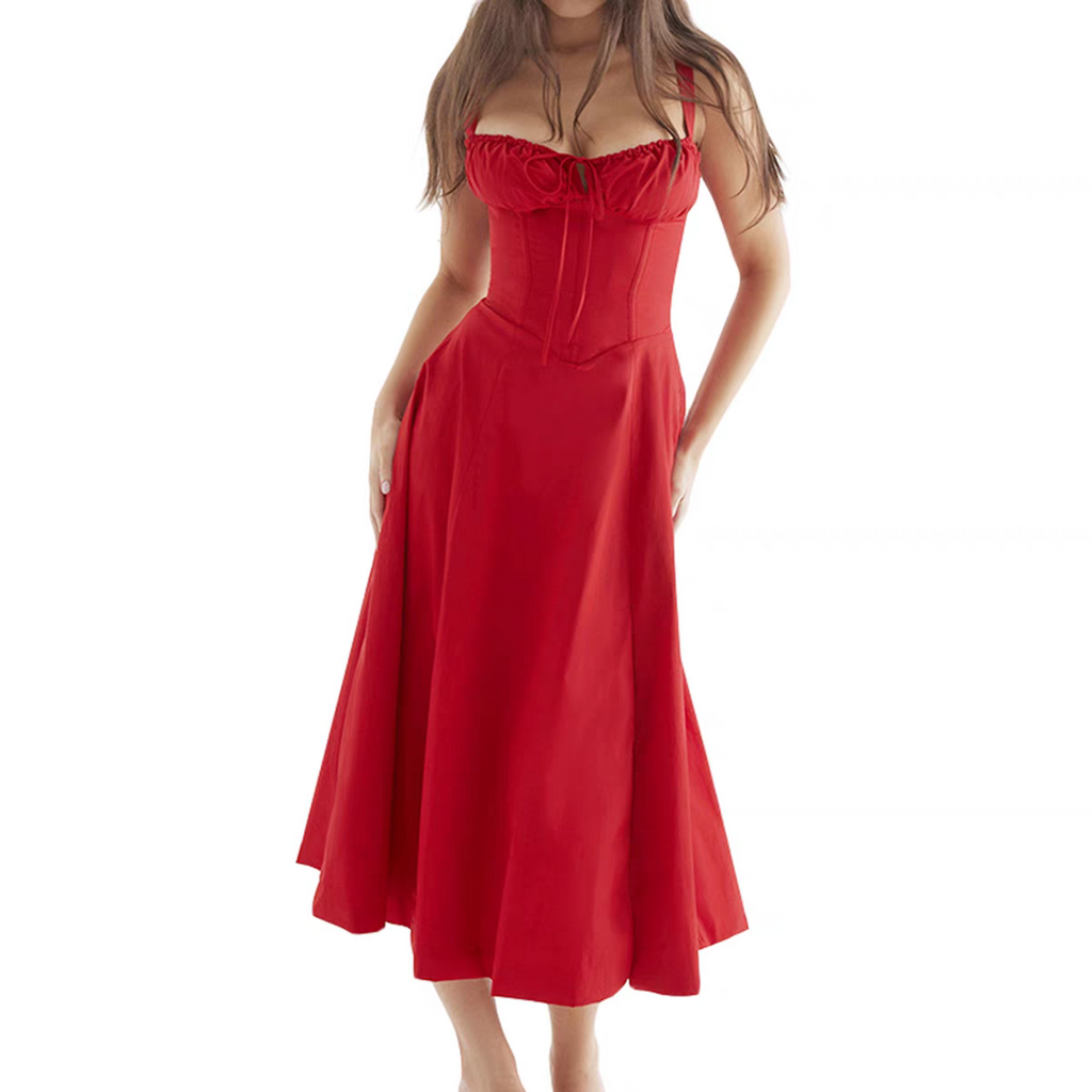 Amber Summer Mid Length Dress 24th Spoke