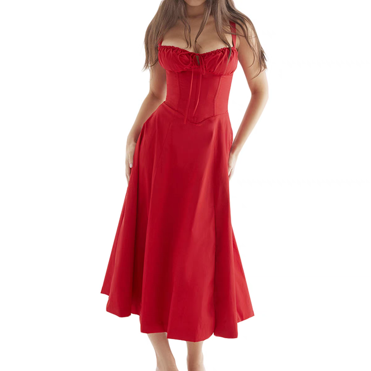 Amber Summer Mid Length Dress 24th Spoke