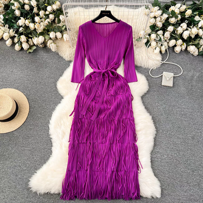 Teresa Luxury Tassel Party Wear Birthday Dress