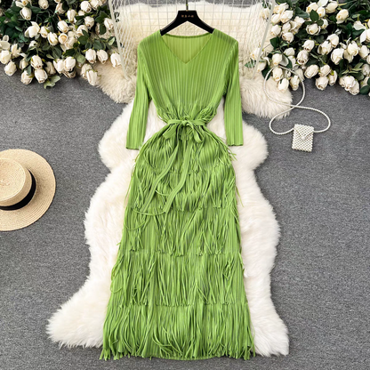 Teresa Luxury Tassel Party Wear Birthday Dress