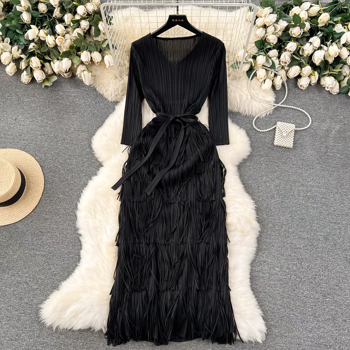 Teresa Luxury Tassel Party Wear Birthday Dress