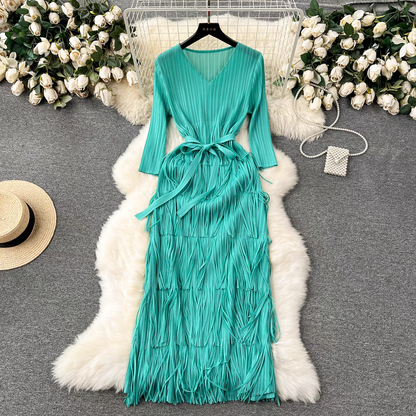 Teresa Luxury Tassel Party Wear Birthday Dress