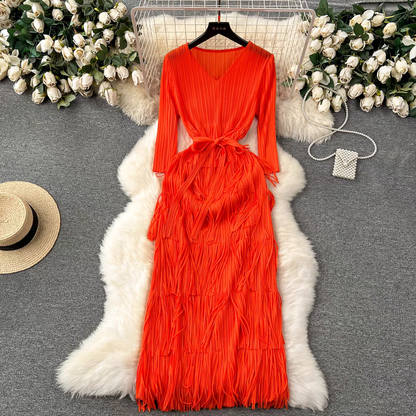 Teresa Luxury Tassel Party Wear Birthday Dress