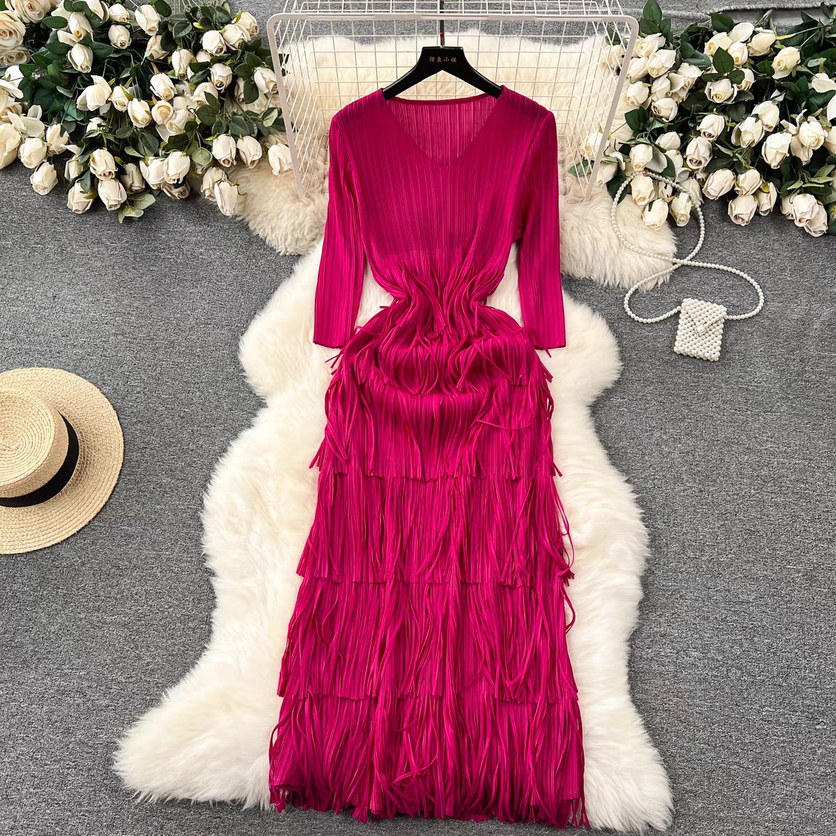 Teresa Luxury Tassel Party Wear Birthday Dress