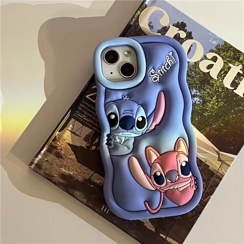 Cartoon Stitch I Phone Cover